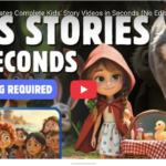 This AI Tool Creates Complete Kids' Story Videos in Seconds (No Editing)